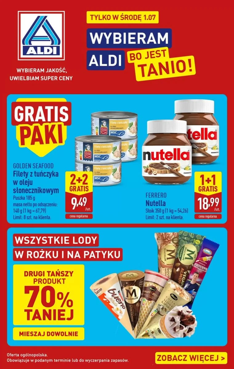 Strona 1 z gazetki Aldi