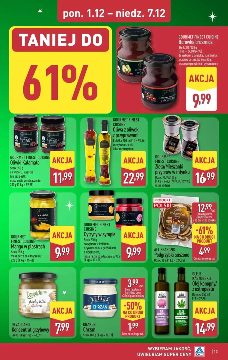 Strona 13 z gazetki Aldi