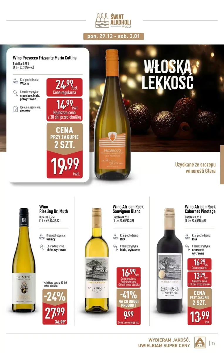 Strona 13 z gazetki Aldi