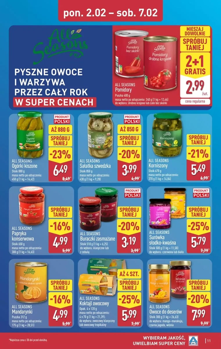 Strona 11 z gazetki Aldi