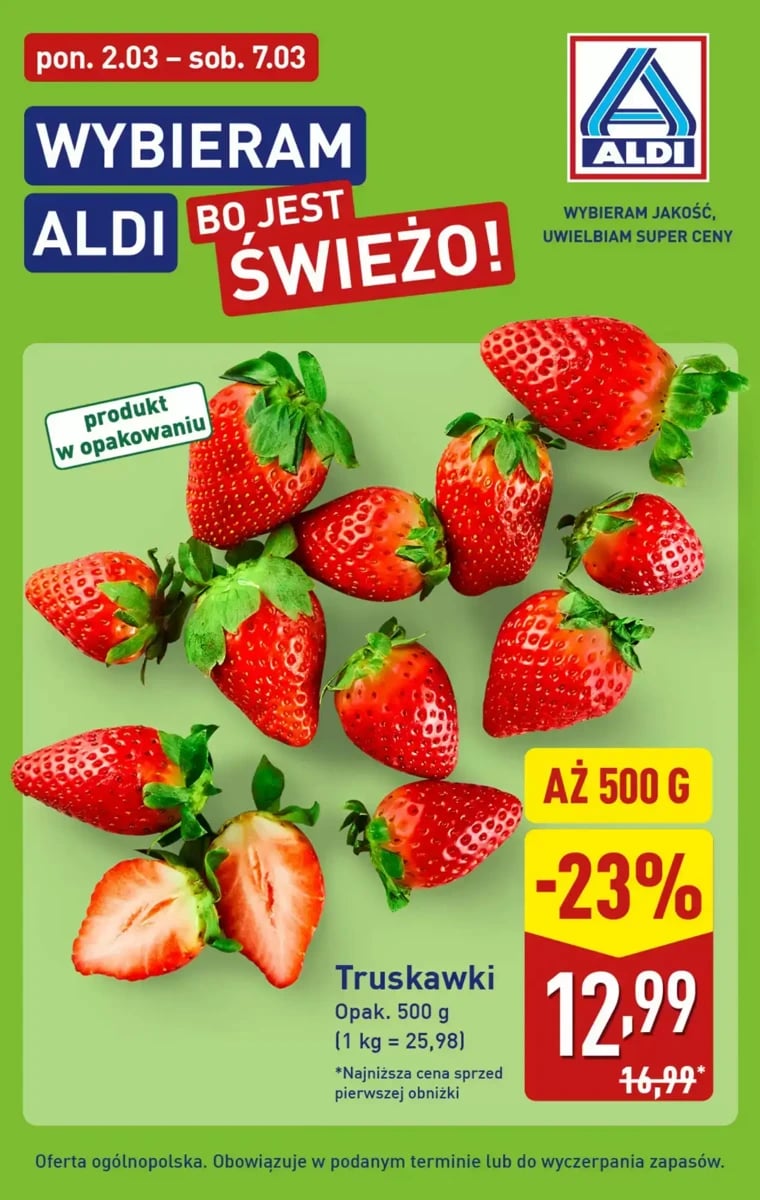 Strona 1 z gazetki Aldi