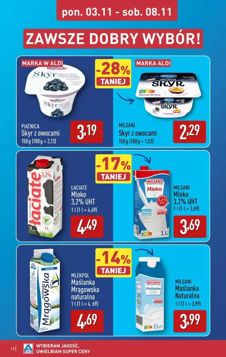 Strona 12 z gazetki Aldi