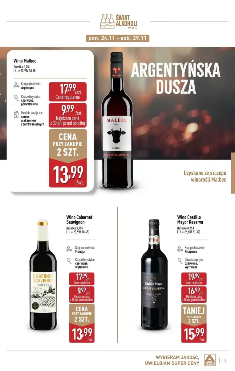 Strona 13 z gazetki Aldi