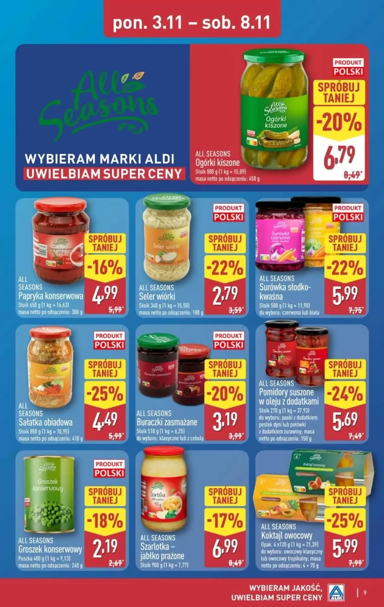 Strona 9 z gazetki Aldi