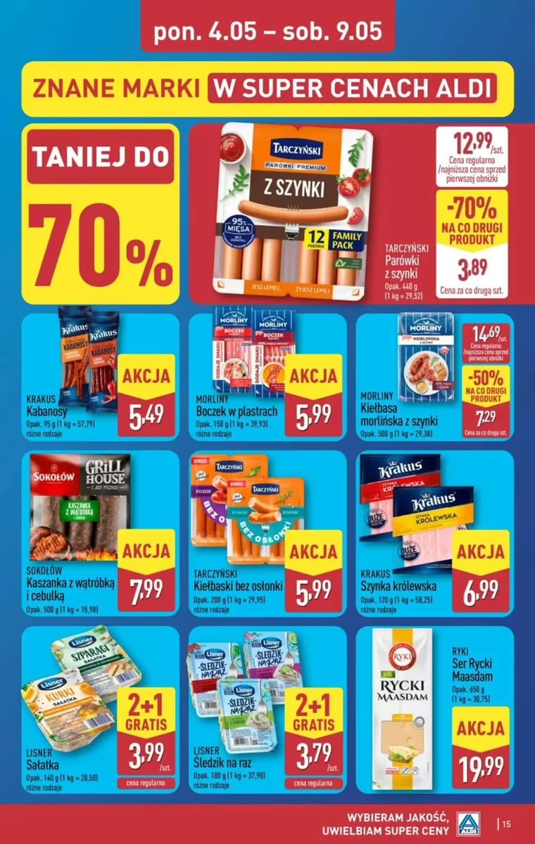 Strona 15 z gazetki Aldi