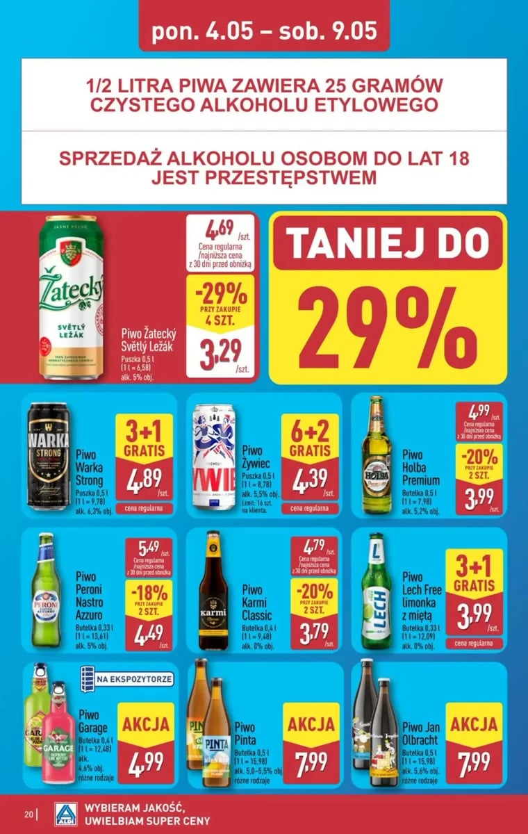Strona 20 z gazetki Aldi