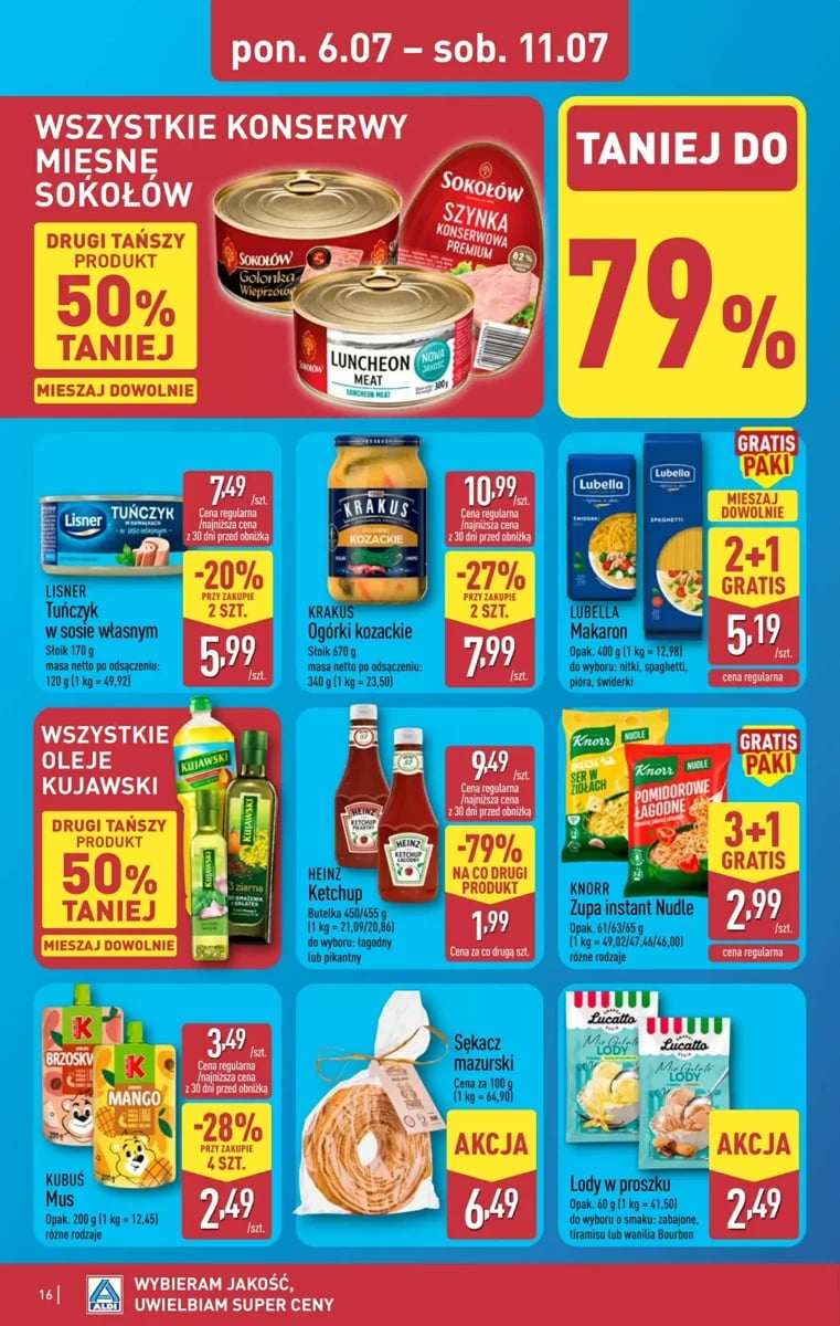 Strona 16 z gazetki Aldi