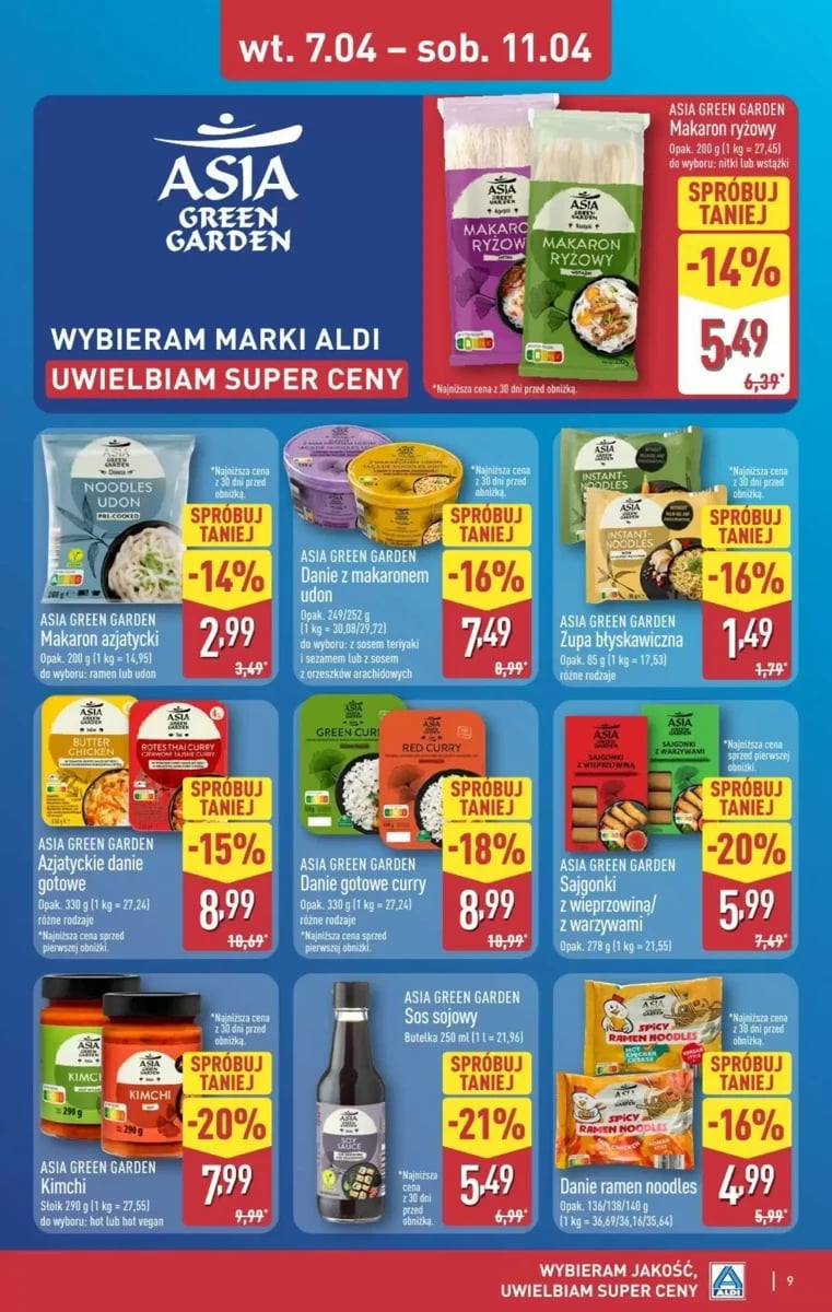 Strona 9 z gazetki Aldi