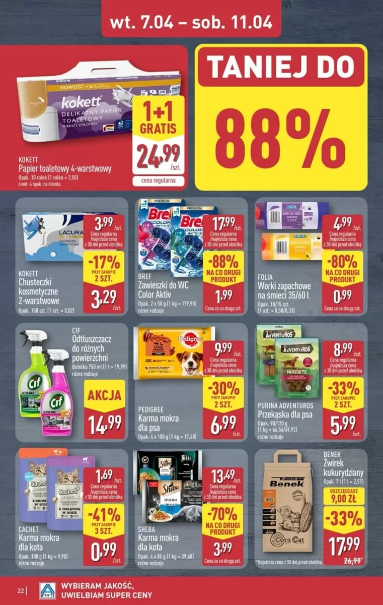 Strona 22 z gazetki Aldi