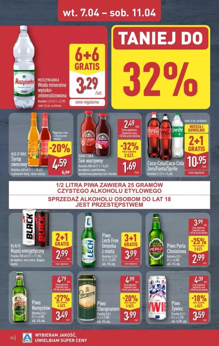 Strona 14 z gazetki Aldi
