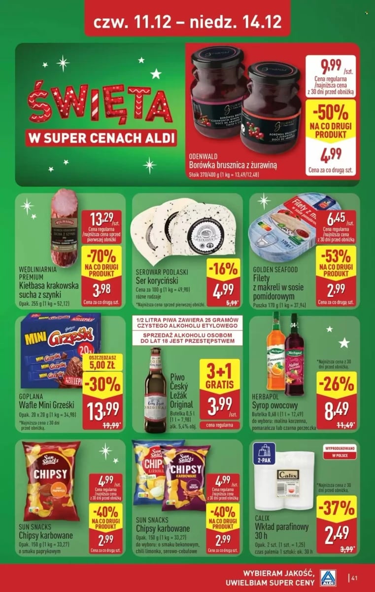 Strona 40 z gazetki Aldi