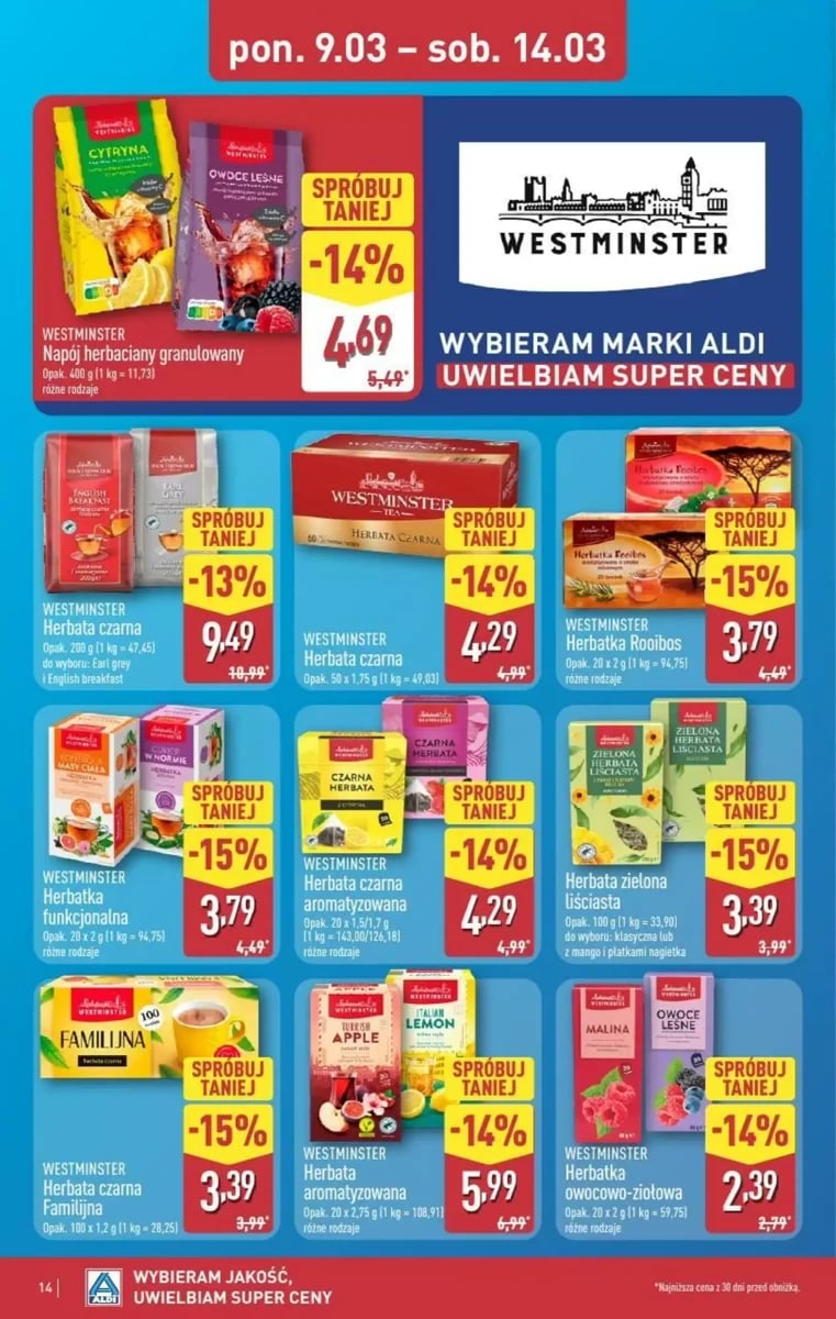 Strona 14 z gazetki Aldi