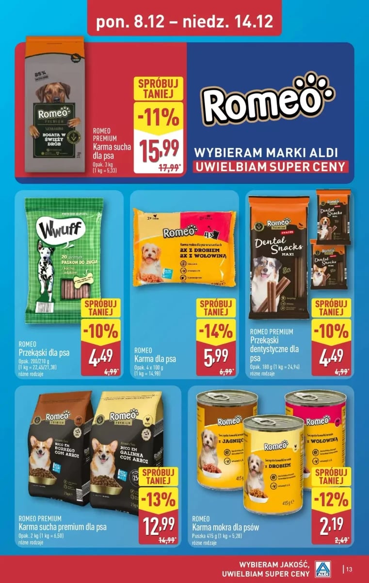 Strona 13 z gazetki Aldi