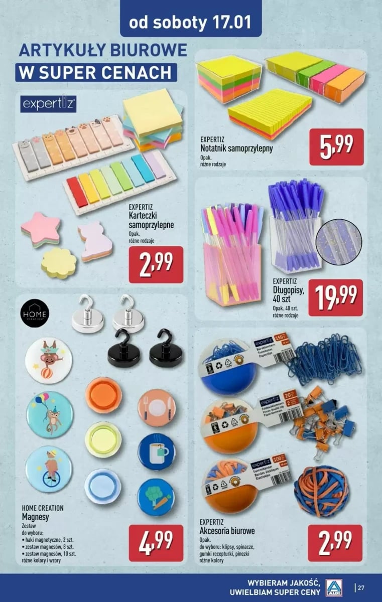 Strona 27 z gazetki Aldi