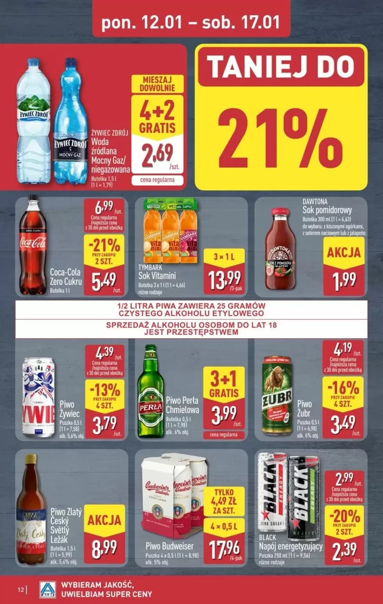 Strona 12 z gazetki Aldi