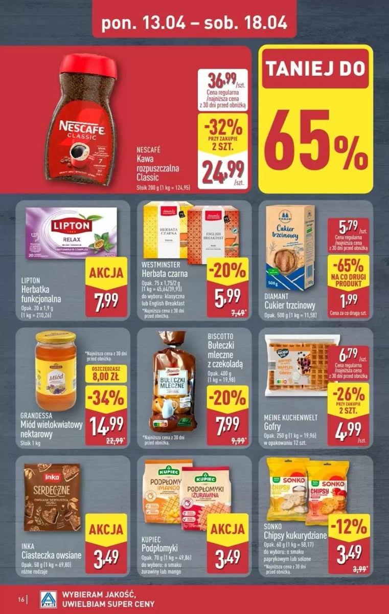 Strona 16 z gazetki Aldi