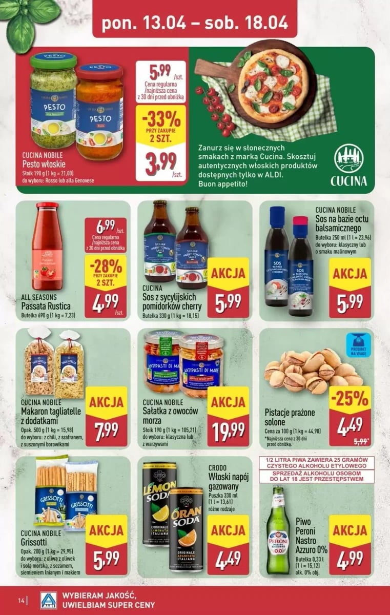 Strona 14 z gazetki Aldi