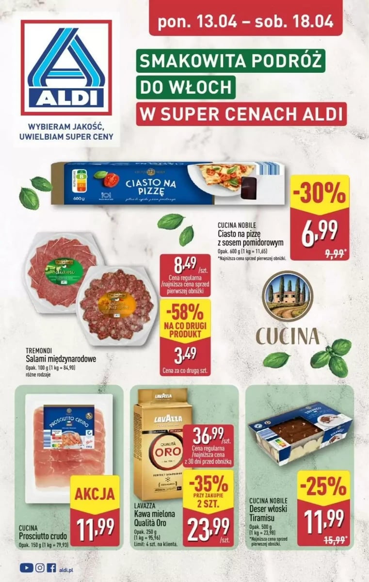 Strona 1 z gazetki Aldi