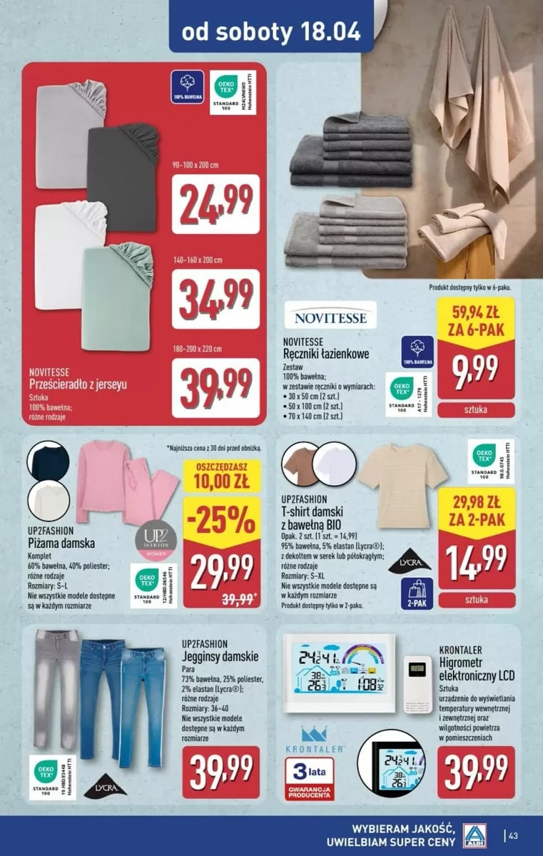 Strona 43 z gazetki Aldi