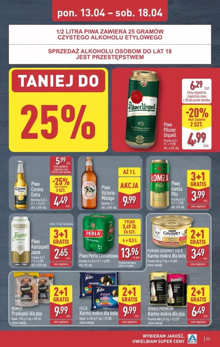 Strona 23 z gazetki Aldi