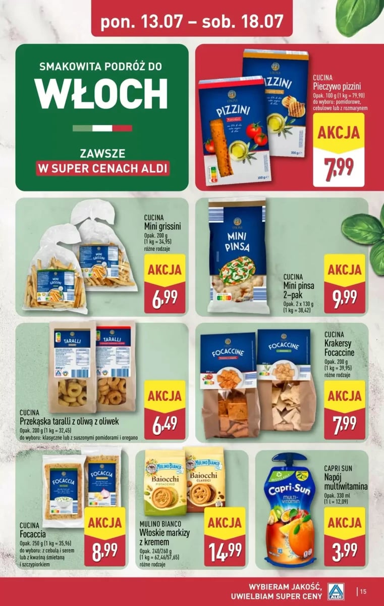 Strona 15 z gazetki Aldi