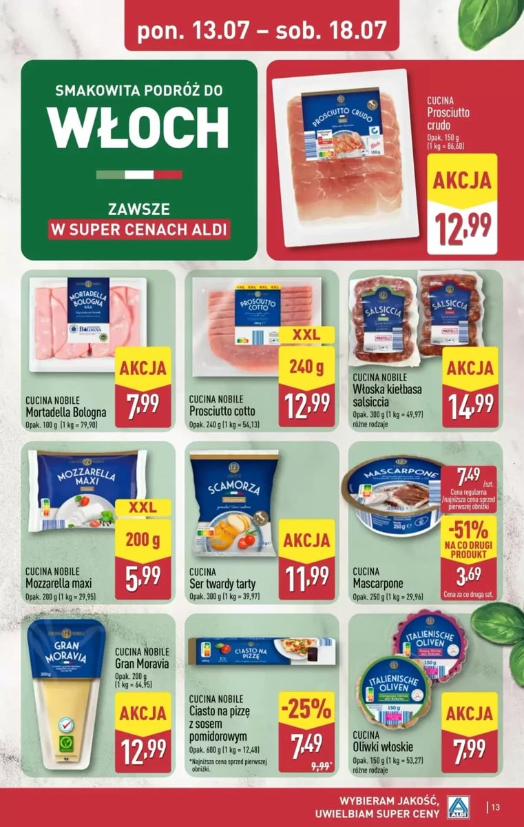 Strona 13 z gazetki Aldi