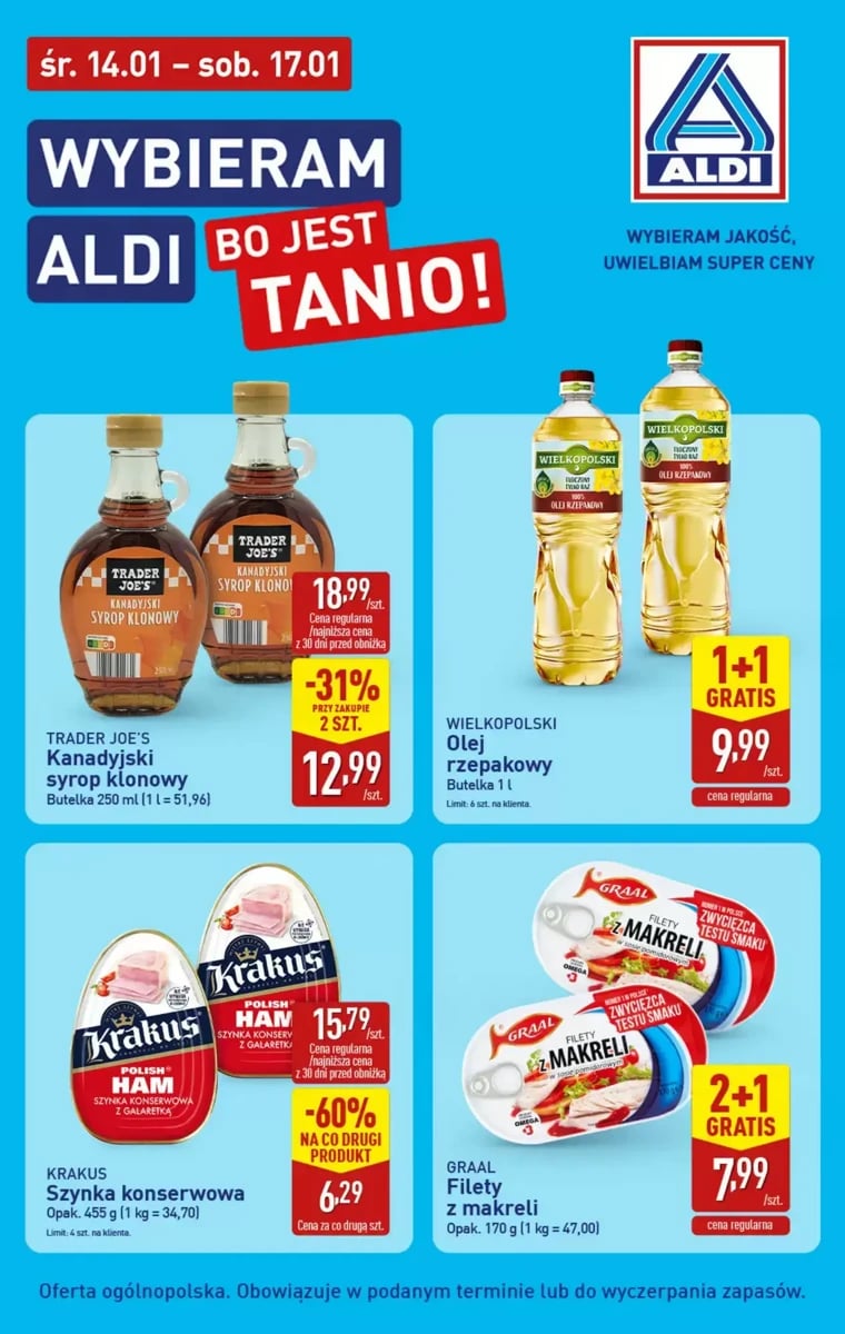 Strona 1 z gazetki Aldi