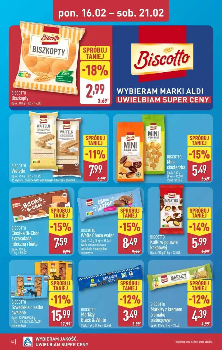 Strona 14 z gazetki Aldi