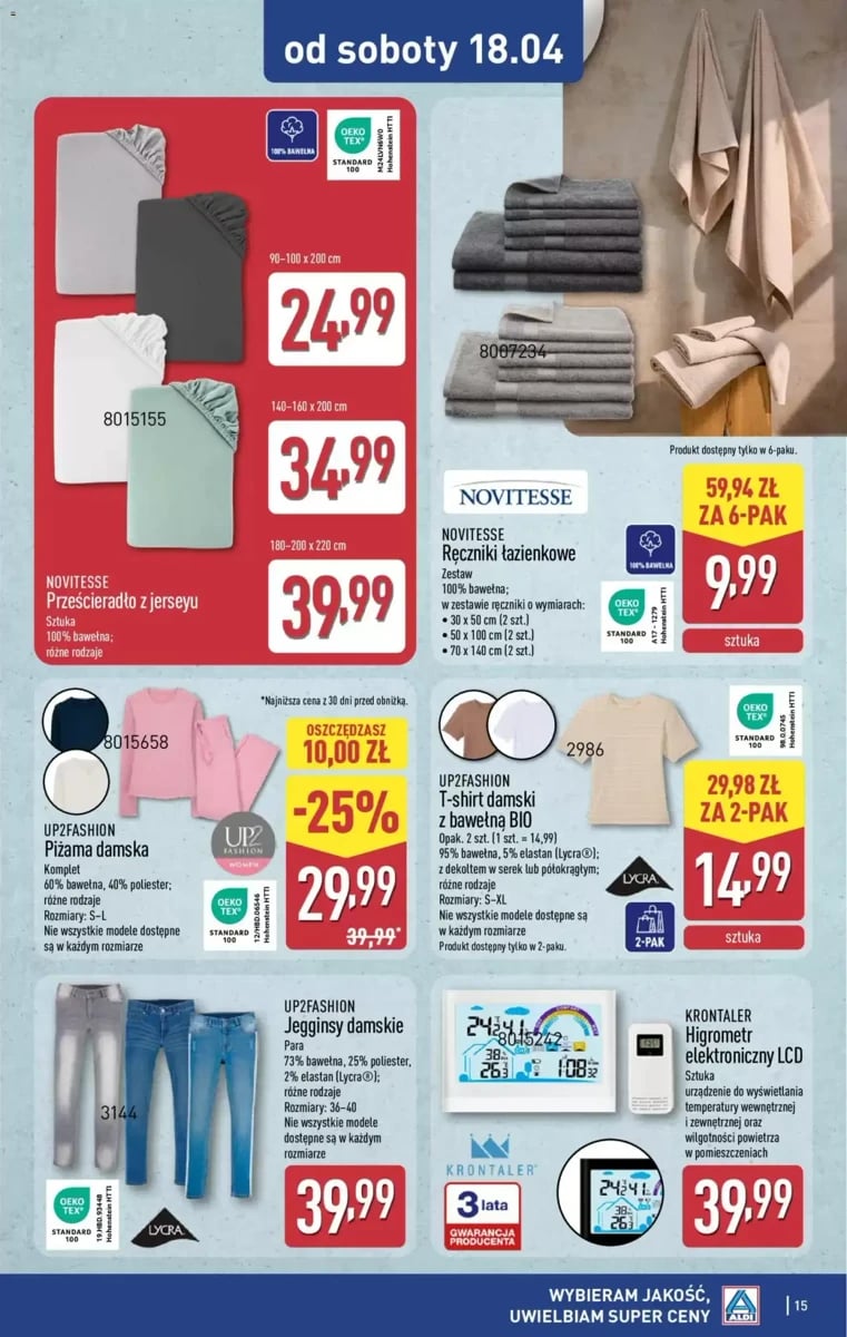 Strona 15 z gazetki Aldi