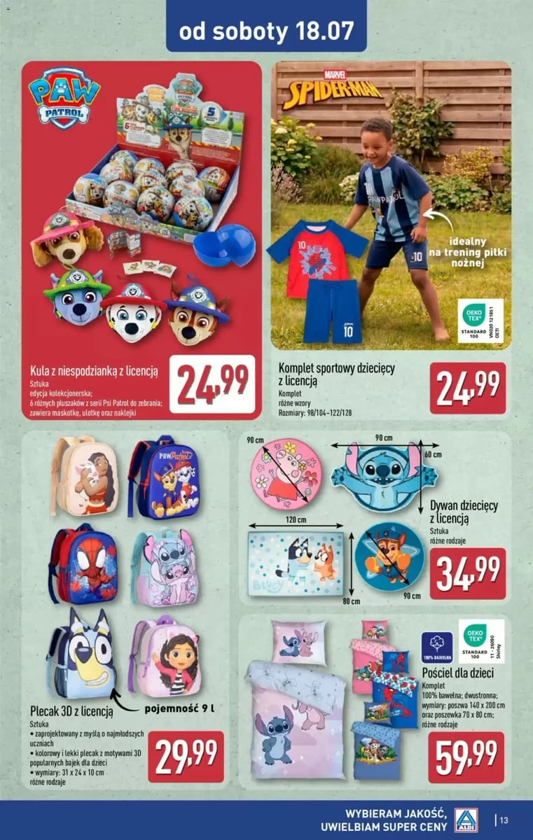 Strona 13 z gazetki Aldi