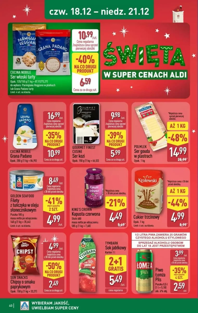 Strona 40 z gazetki Aldi