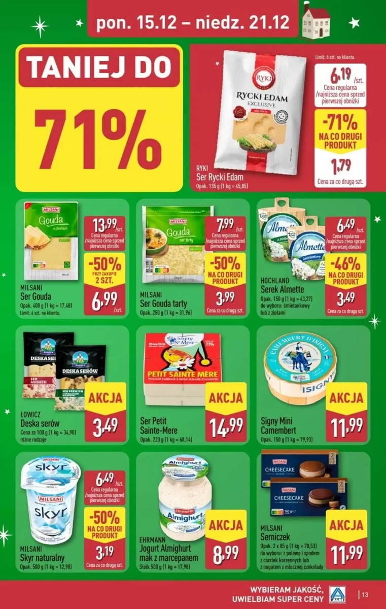 Strona 13 z gazetki Aldi