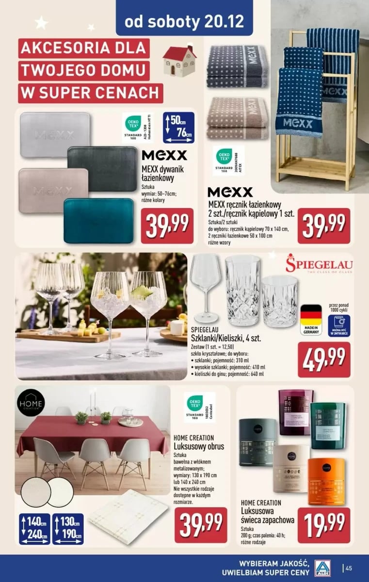 Strona 45 z gazetki Aldi