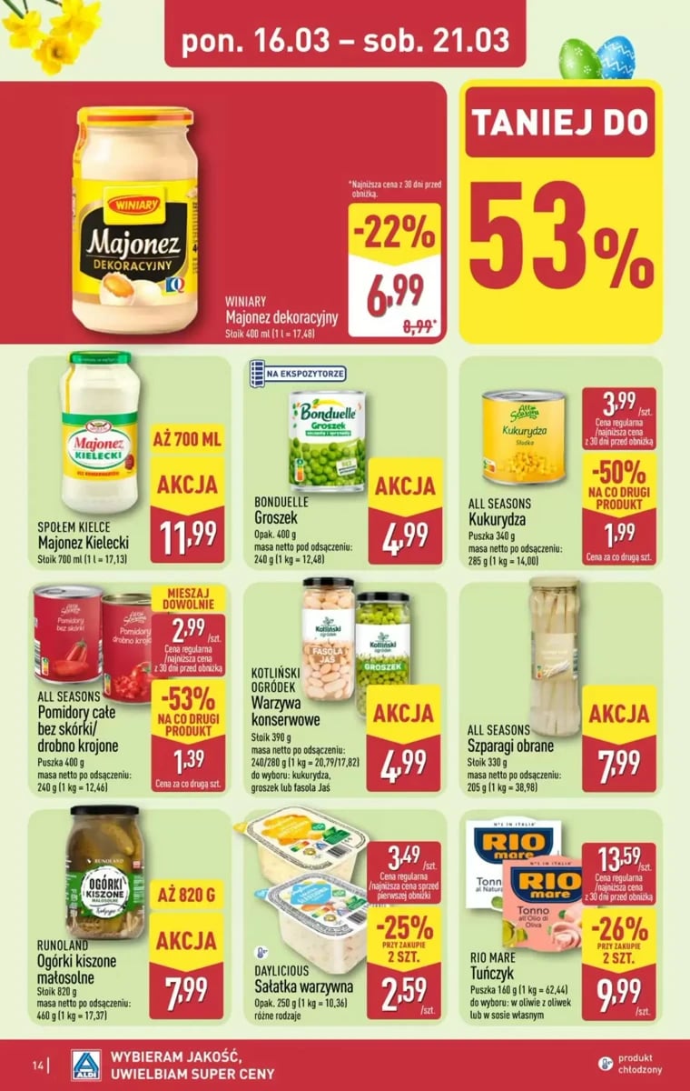Strona 14 z gazetki Aldi
