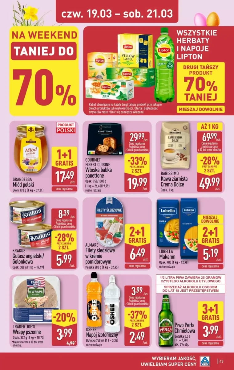 Strona 43 z gazetki Aldi