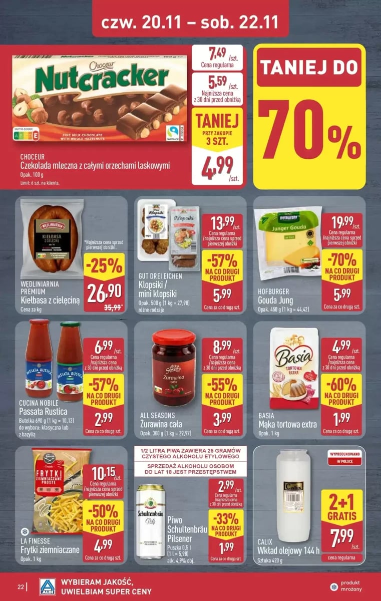 Strona 22 z gazetki Aldi