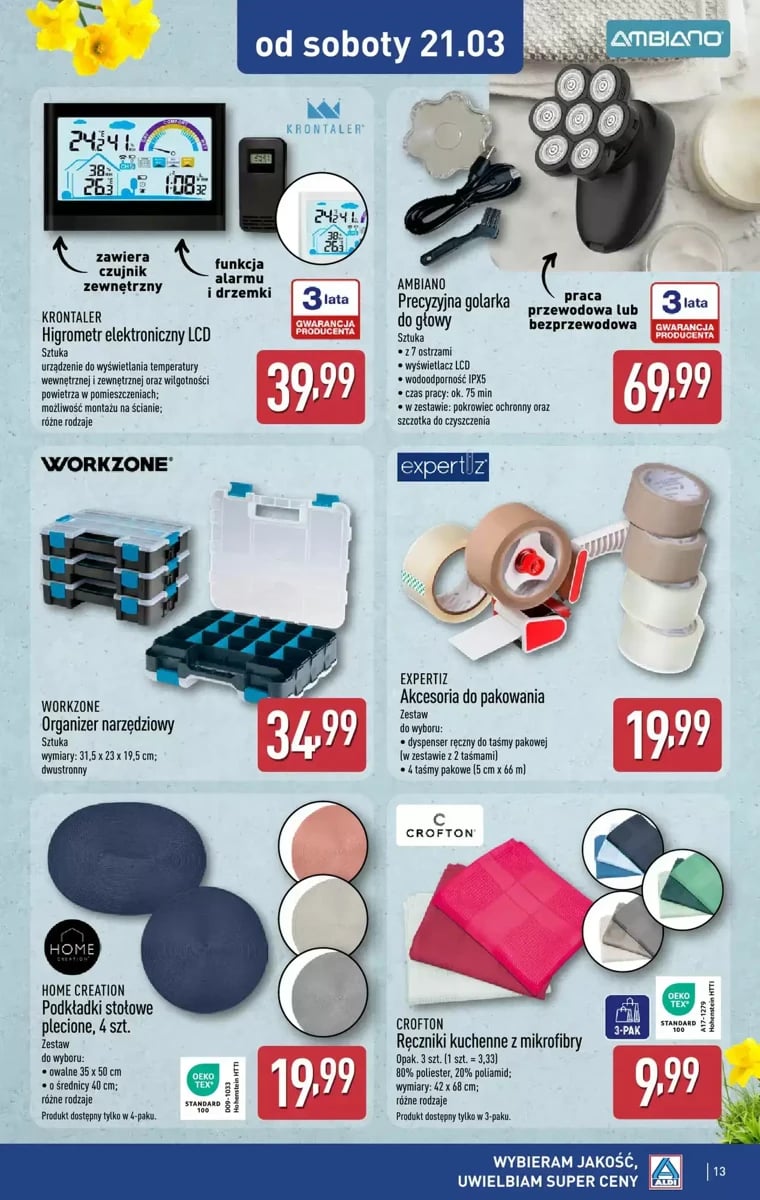 Strona 13 z gazetki Aldi