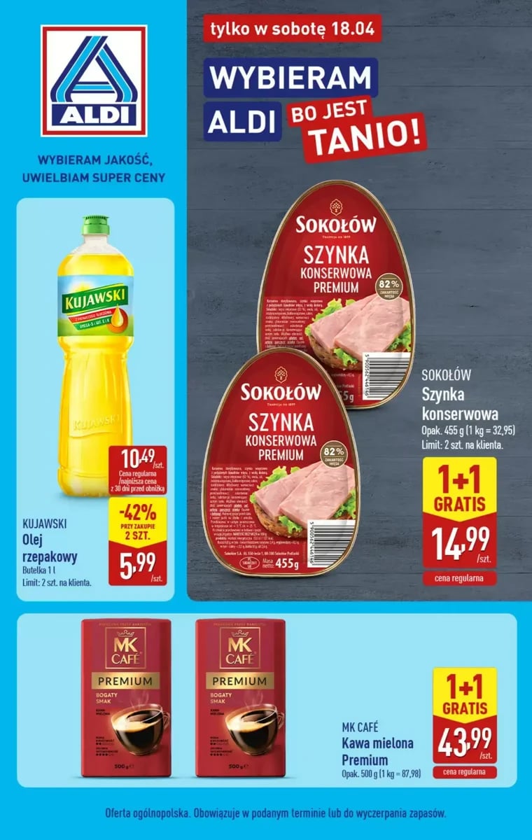 Strona 1 z gazetki Aldi