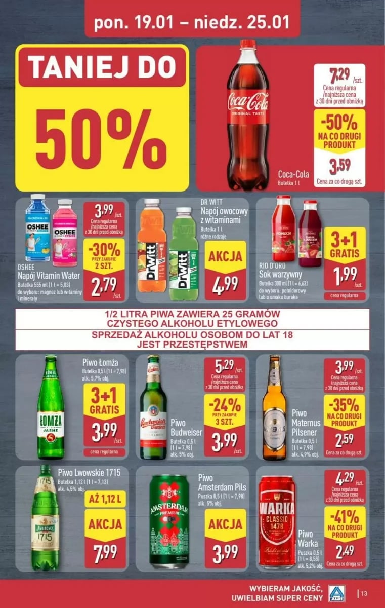 Strona 13 z gazetki Aldi