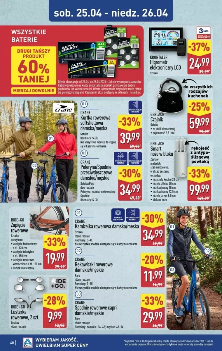 Strona 40 z gazetki Aldi