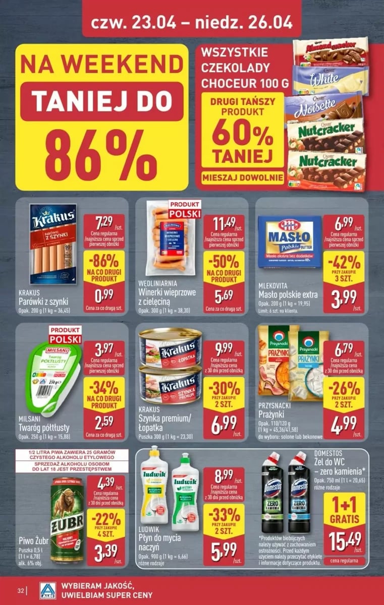 Strona 32 z gazetki Aldi
