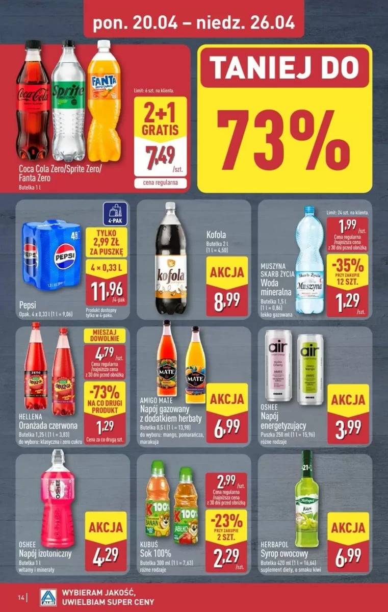 Strona 14 z gazetki Aldi