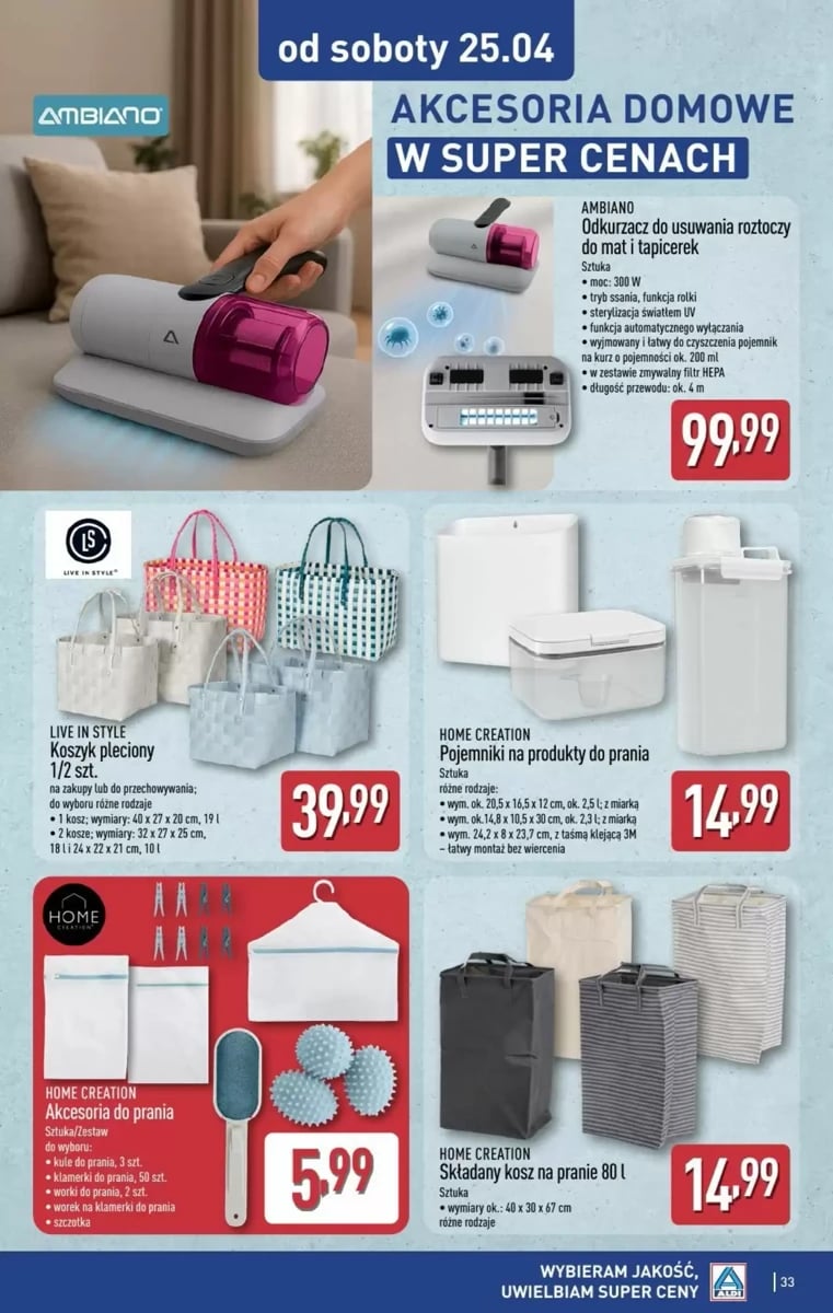 Strona 33 z gazetki Aldi