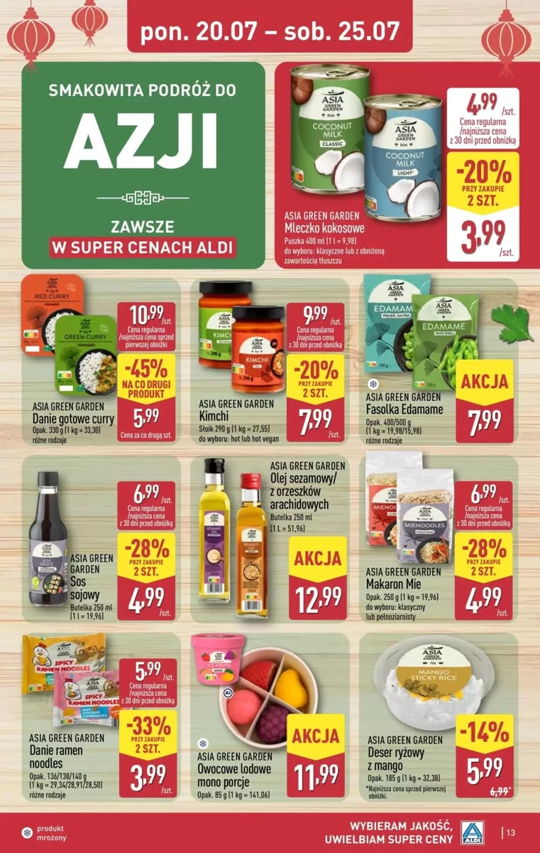 Strona 13 z gazetki Aldi