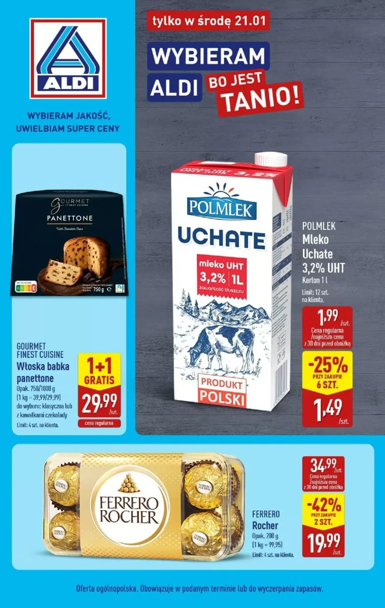 Strona 1 z gazetki Aldi