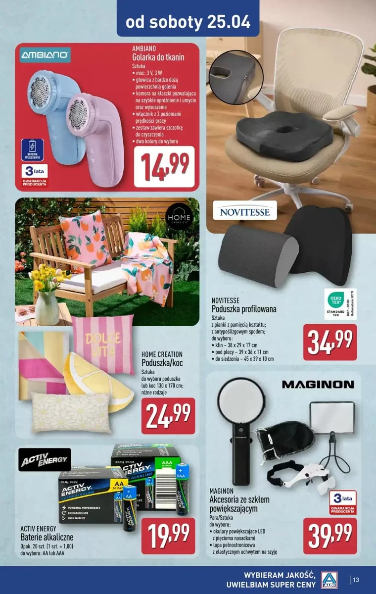 Strona 13 z gazetki Aldi
