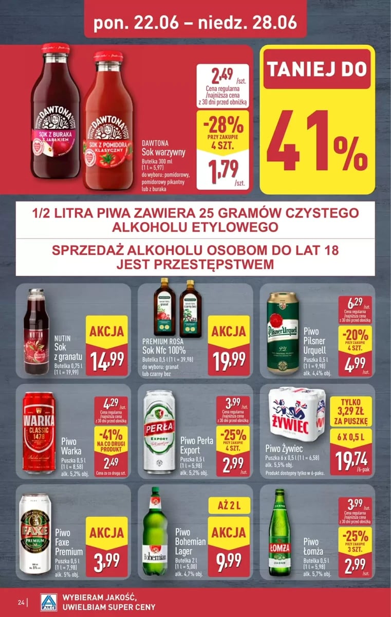 Strona 24 z gazetki Aldi