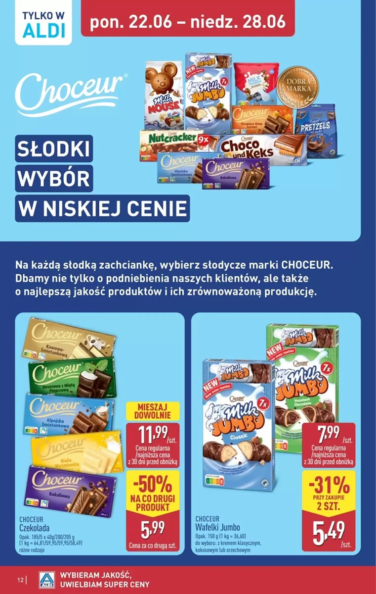 Strona 12 z gazetki Aldi