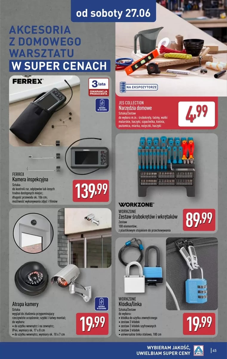 Strona 45 z gazetki Aldi