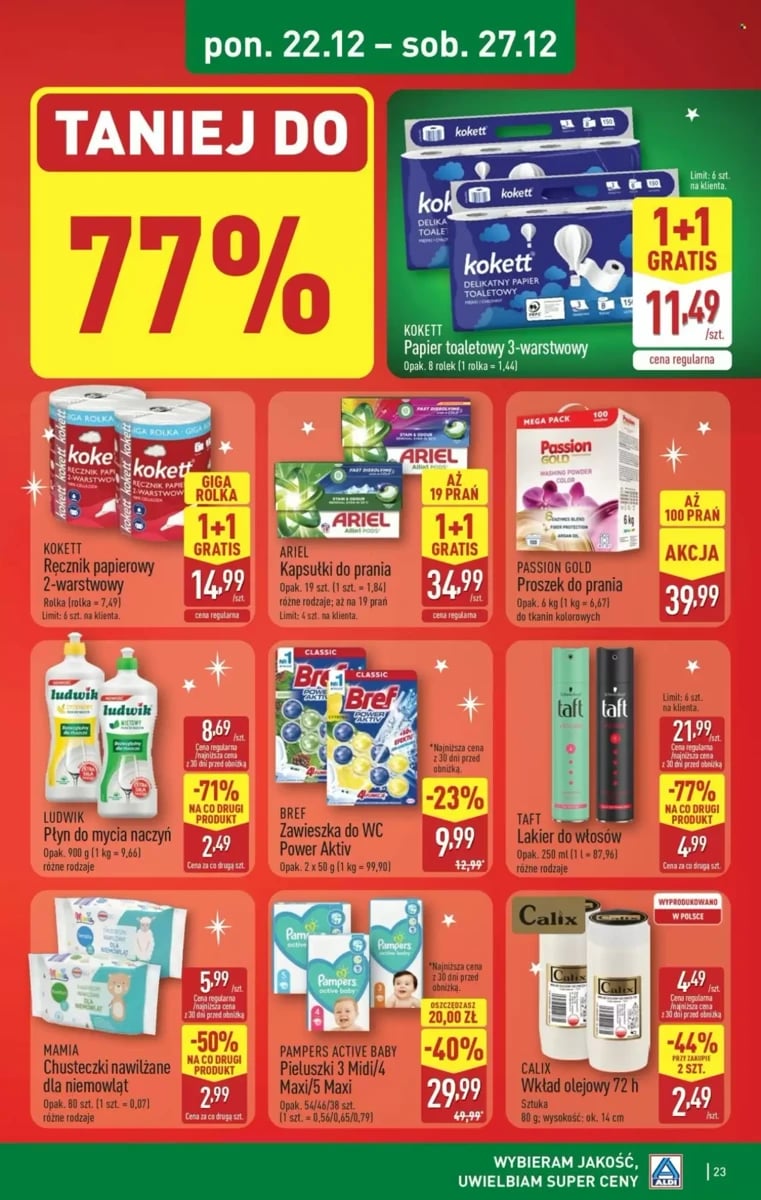 Strona 23 z gazetki Aldi